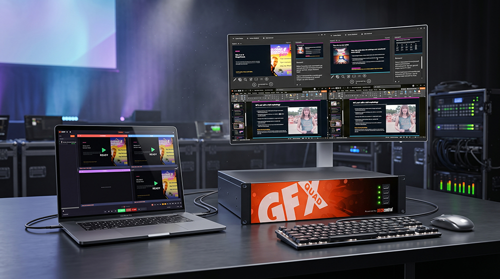 DeckControl system control interface